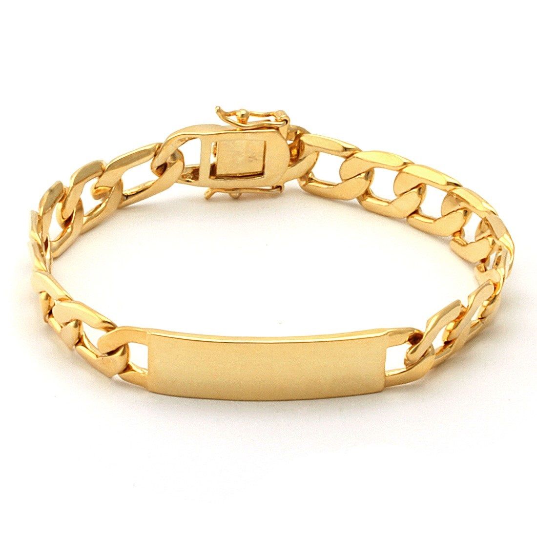 Gold And Silver Plated Geometric Design Mens Bracelet-sonthuy.vn