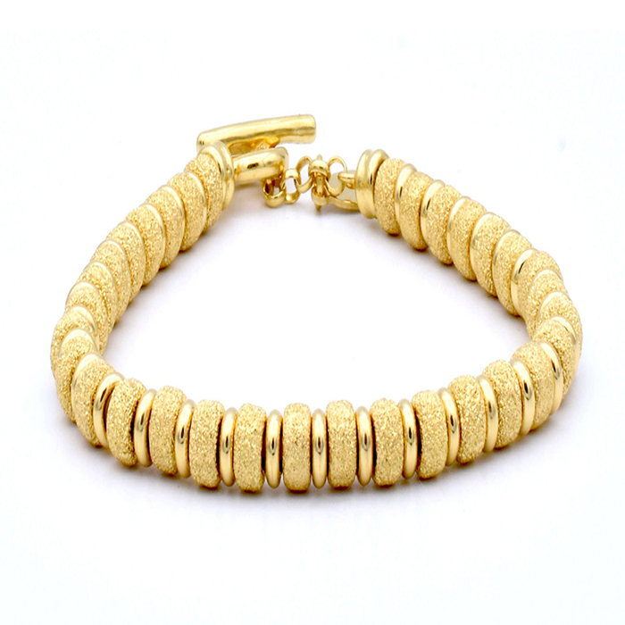 Gold Plated Chain Bracelet For Woman